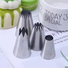 4 шт./компл. Обледенение труб сопло крем DIY Инструменты для выпечки для тортов и кондитерских изделий украшения Нержавеющая сталь H7EA