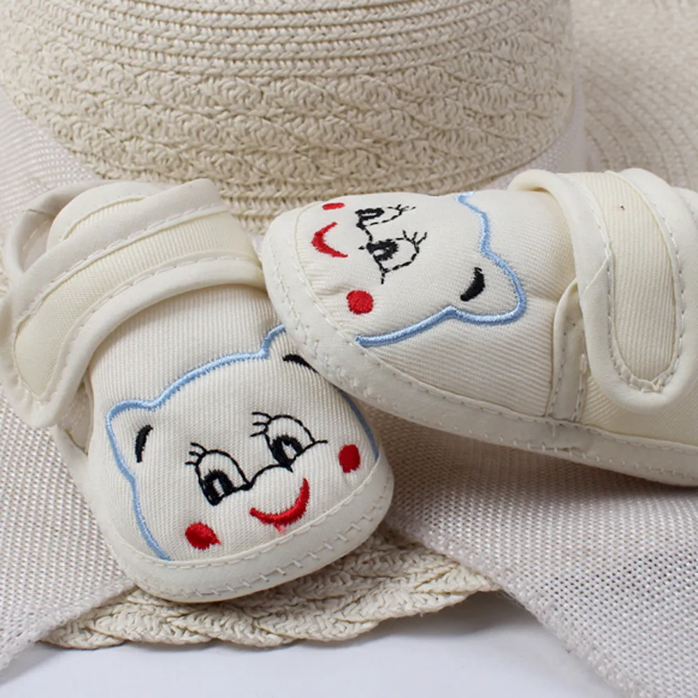 Huang Neeky #P501 2019 NEW Baby Girl Boy Soft First Walkers Sole Cartoon Anti-slip Shoes Toddler Shoes Hot cute Drop Shipping