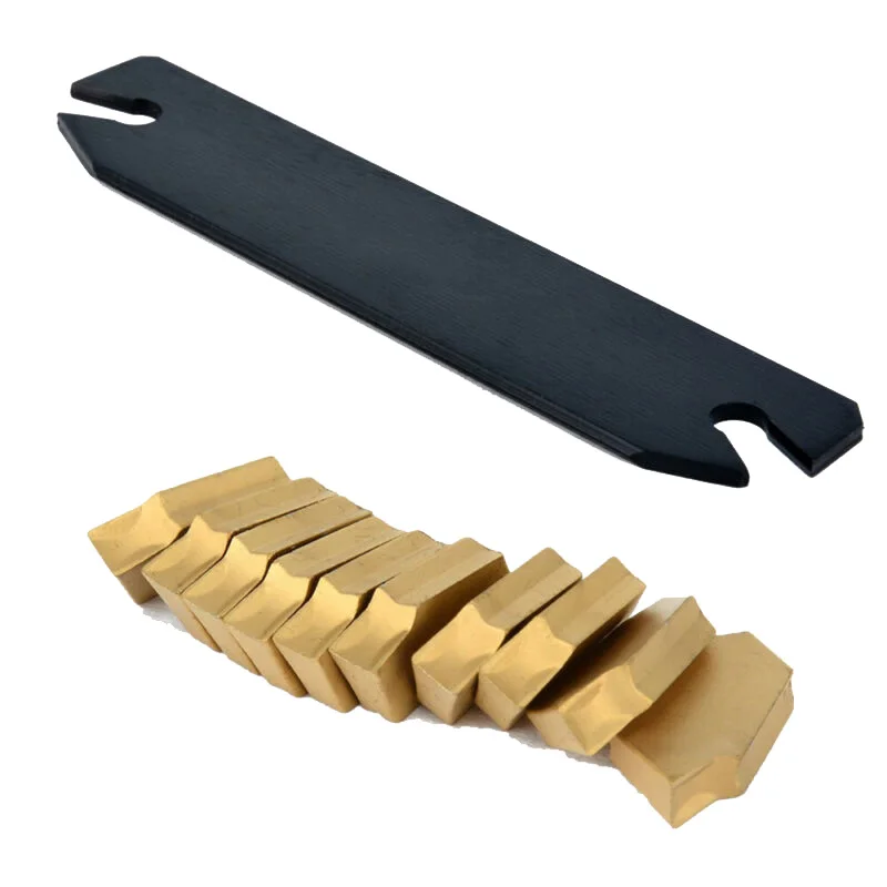 

High Strength SPB26-3 26mm Cutter Grooving Cut-Off Holder W/10Pcs GTN-3 SP300 Inserts Cutting Tool Set