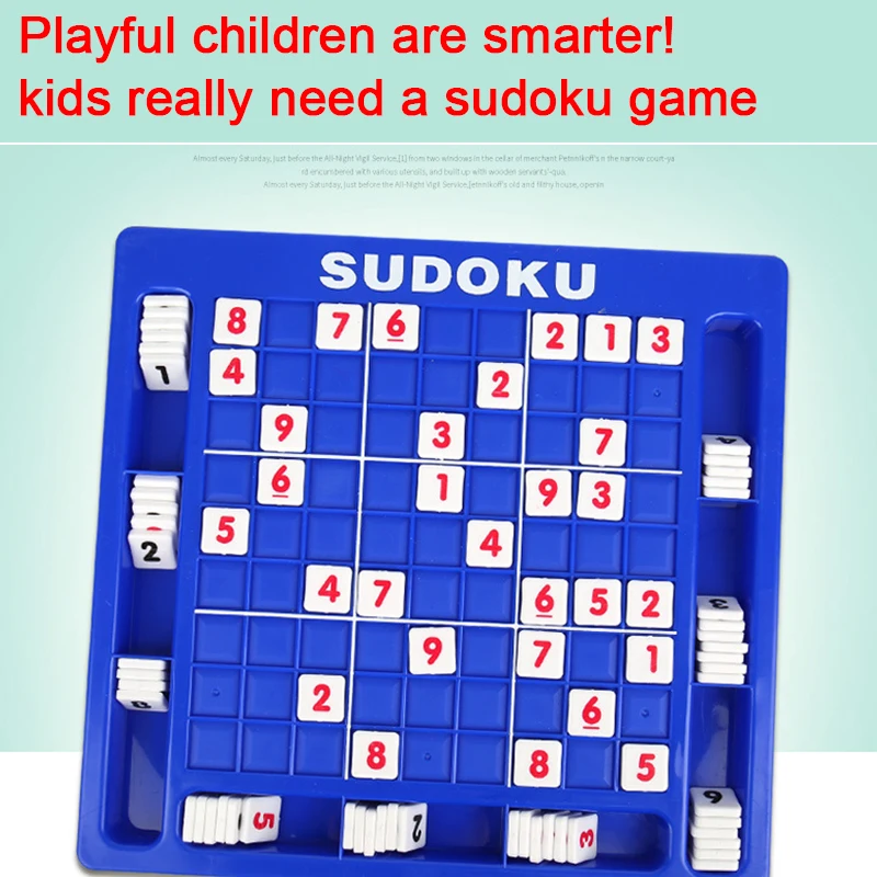 Pudcoco дети играть в шахматы Классический Обучение Sudoku цифровые шахматы, настольные игры настольная игрушка для детей Детская интеллектуальная игра