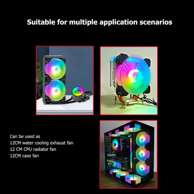 데스크탑과 PC 장치를 위한 뛰어난 냉각 및 조명 솔루션