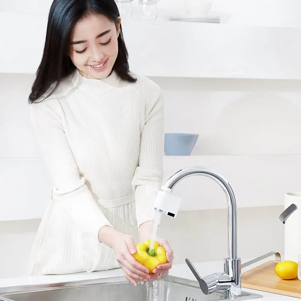 XIAOMI MIJIA ZJ водосберегающий Автоматический Инфракрасный индукционный умный кран энергосберегающее устройство для воды Кухонная Форсунка для ванной