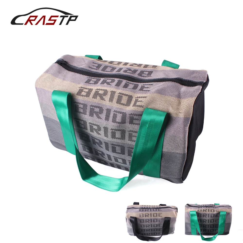 

RASTP-JDM Style BRIDE Fabric Canvas Handbag Racing Handbag Bride Bag Outdoor Traveling Bag Racing Souvenirs with logo RS-BAG007