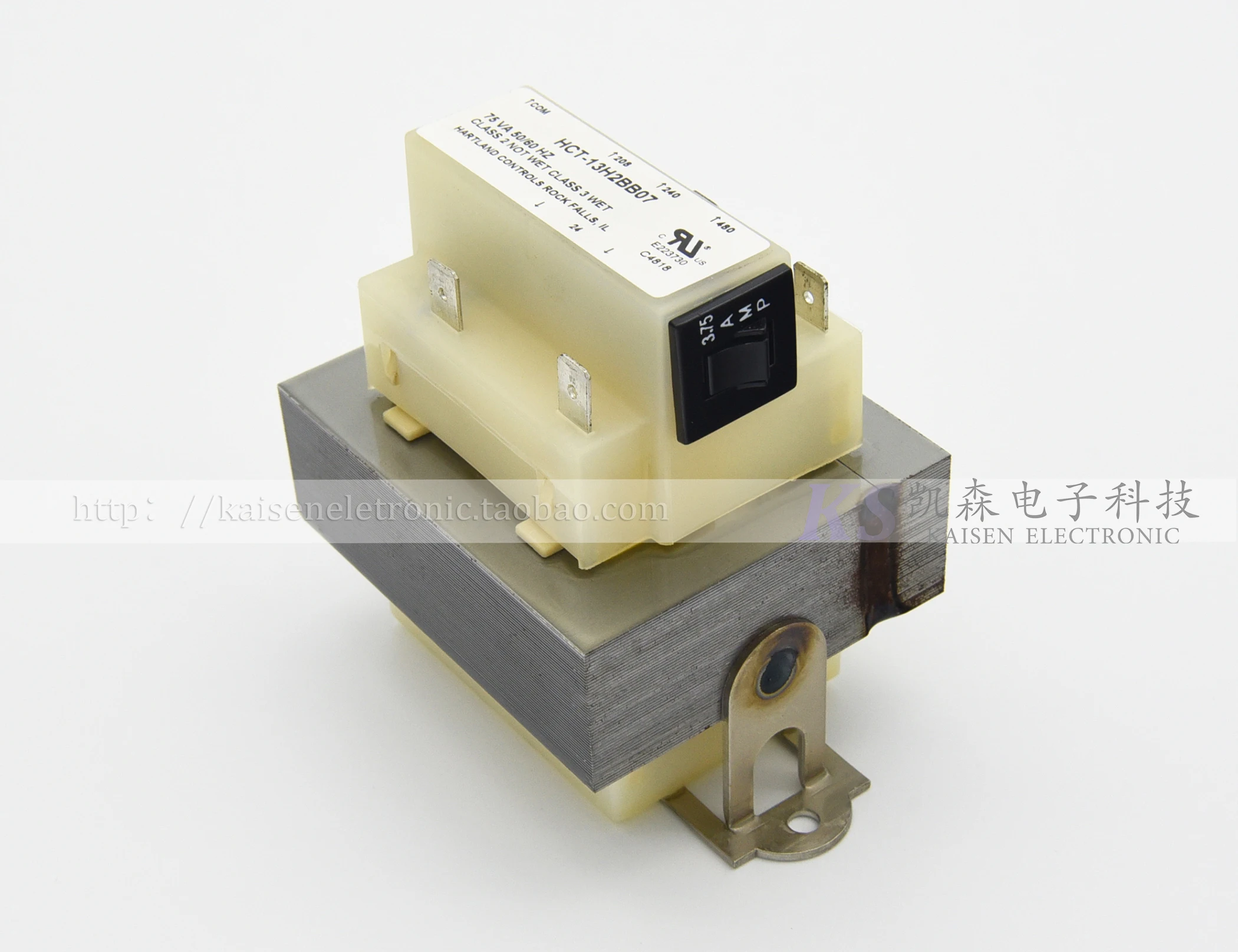 Изолирующий трансформатор 75VA 208V 240V 480 V-24 V с защитой от выключателя UL HCT-13H2BB трансформатор