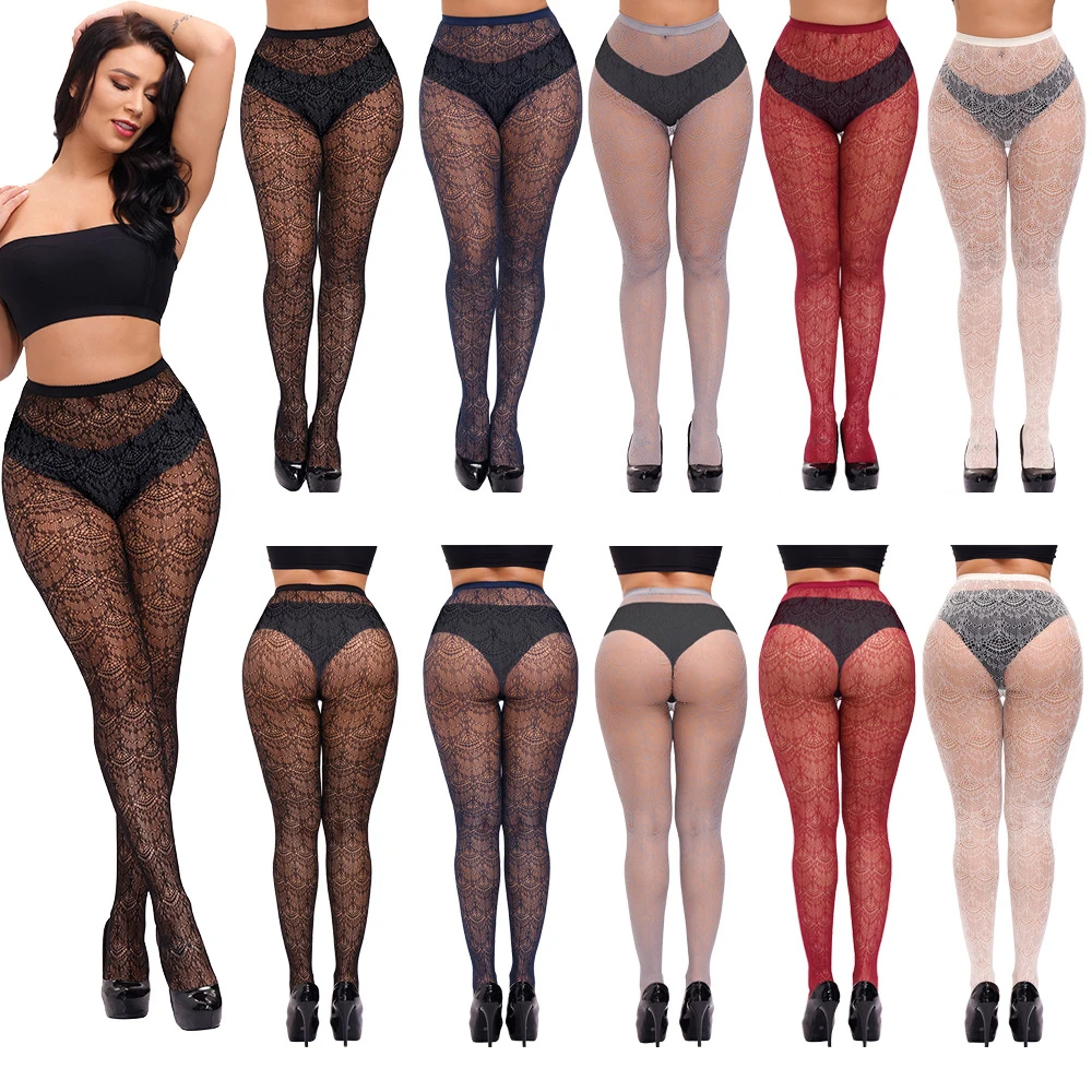 

Women Sexy Body Stocking Mesh Stocking Over Knee Pantyhose Party Club Net Holes Black Sexy Lingerie Stockings Sheer Tights