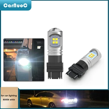 

2 Pcs LED Canbus 3157 3156 3057 Bulbs Car Brake Light Daytime Running Lights Tail Signal Lamp for Audi A3 A8 A7 A5 A6 A4 A1 TT Q