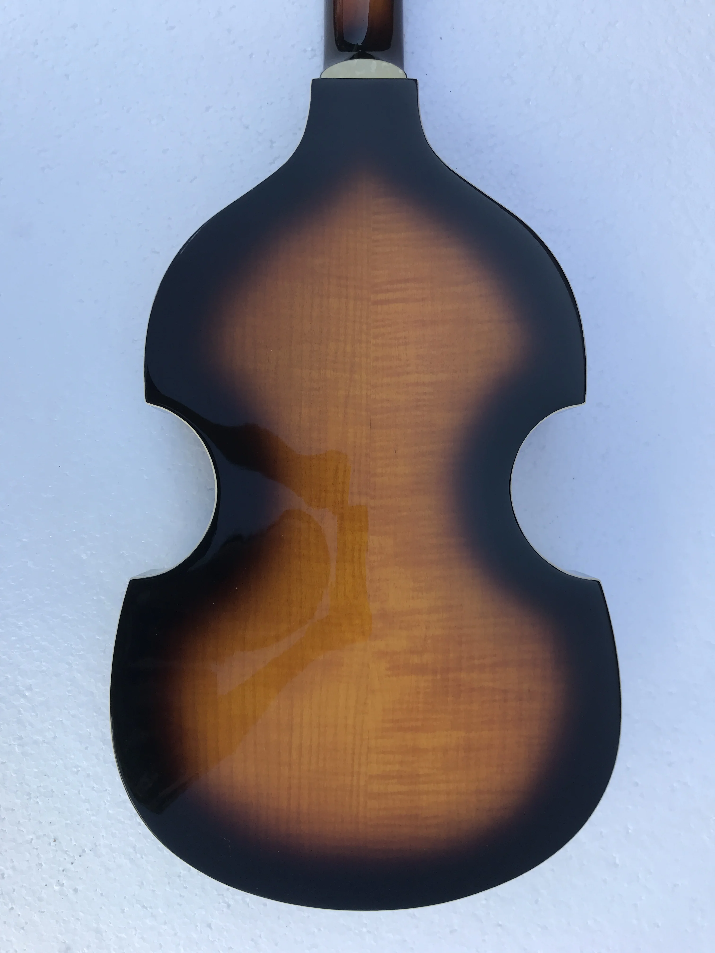 Genuine DIY Hofner (Not New) HI-BB 4String Electric Bass Guitar Glossy Black Color without Hardwares in Stock Free Shipping W978 | Спорт и