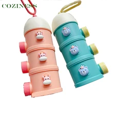 Cozeless caja de almacenamiento de alimentos para bebé, dispensador de leche en polvo portátil, tarro sellado para salir, leche seca para alimentación de recién nacido, utensilios de gran oferta