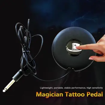 

Round Stainless Steel Tattoo Machine Foot Pedal Switch with 1.5m Cable Adjust Voltage Size Tattoo Machine Accessories