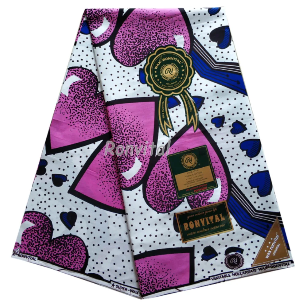 

African wax print fabric 100% cotton DIY material ankara fabric 6yards/pcs for women clothing