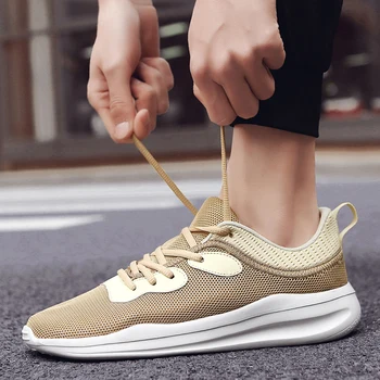 

2020 New Running Shoes Men Mesh Breathable Men Sports Sneakers Big Size Walking Sneakers Men Anti Slip Athletic Shoes Mens Brand