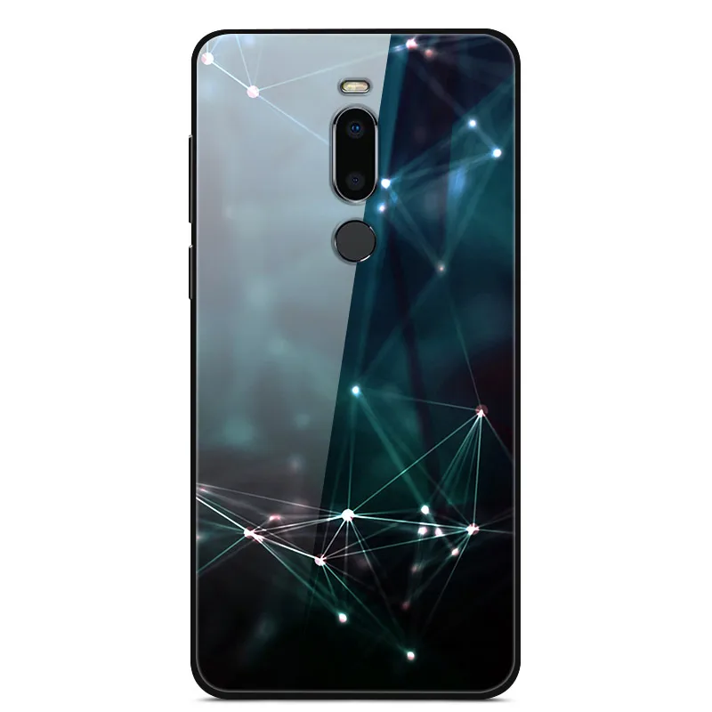 8 Для Miezu M8 чехол 5,7 ''модный роскошный стеклянный Жесткий Чехол для задней панели телефона чехол s для Meizu M8 чехол силиконовый бампер Coque для MeizuM8 M 8 - Цвет: 8