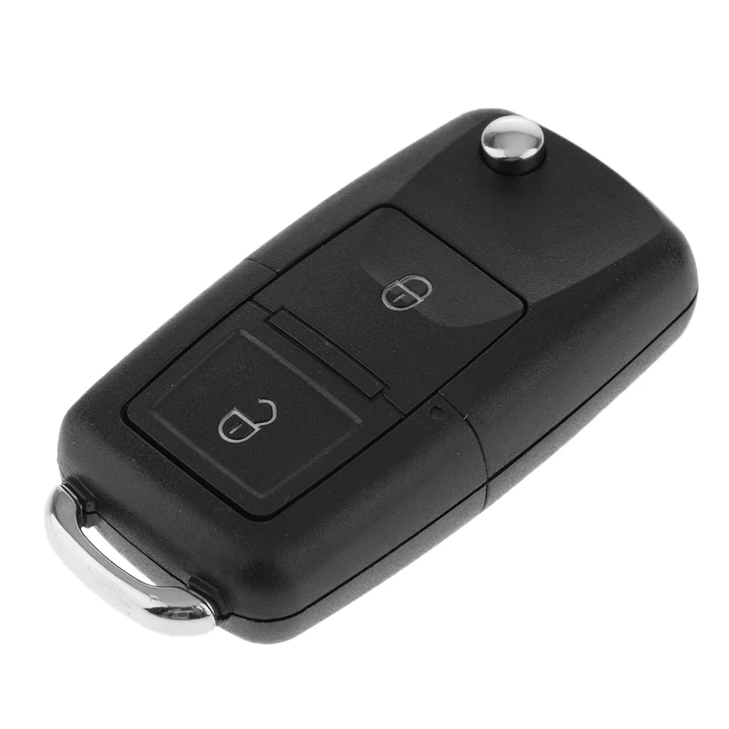 2 Buttons Car Flip Remote Key ID48 Chip For VW Bora Golf MK4 Part Number:1J0959753CT