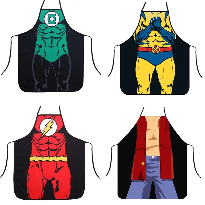 BBQ Cooking Kitchen Black Bib Aprons for Women Men Chef Gifts,1Pc Sexy Funny Novelty Naked Kitchen Cooking BBQ Party Apron
