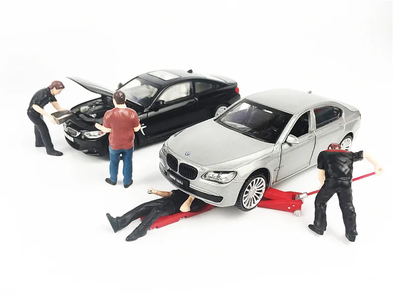 Медаль для гонок 1 чем 43 фигурка ремонтных работников костюм 2 Подходит Tomy Hot Wheels спичечный ящик сцена