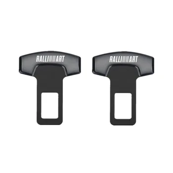 

2PCS Car Belt Buckles Car Safty Belt Alarm Canceler Stopper for Mitsubishi RalliArt asx lancer accessories car styling