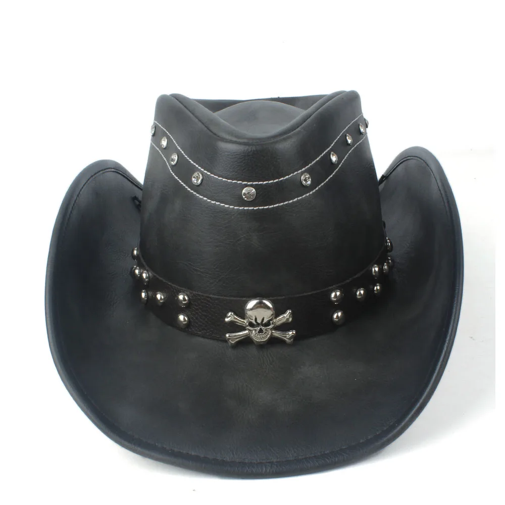 Kulit Pria Wanita Hitam Western Cowboy 