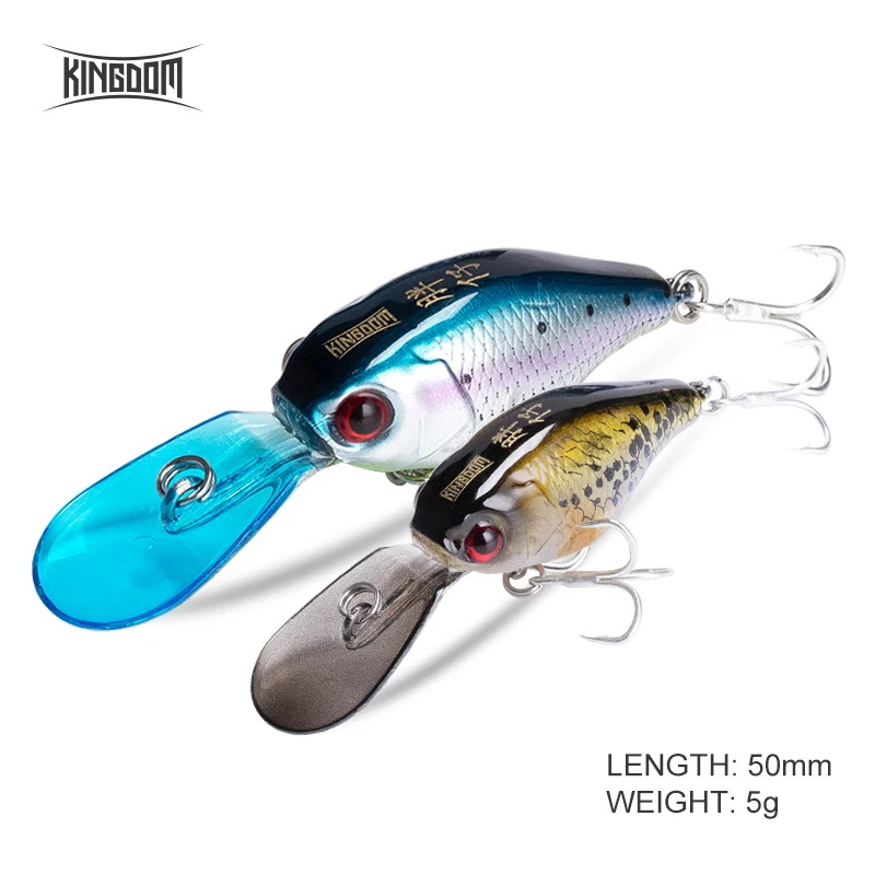 Kingdom Fishing Приманка Crankbait Isca искусственная Jerakbait медленное погружение 50 мм 5 г Воблер для мелкой рыбы форель, щука модель приманки 5316