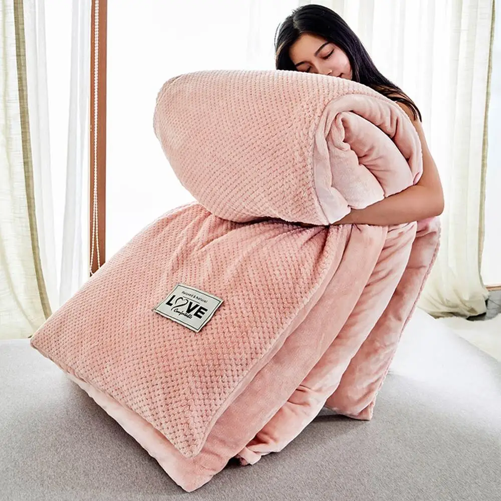 20194180pink Svetanya теплое одеяло толстое одеяло зимнее одеяло - Цвет: 20194180pink