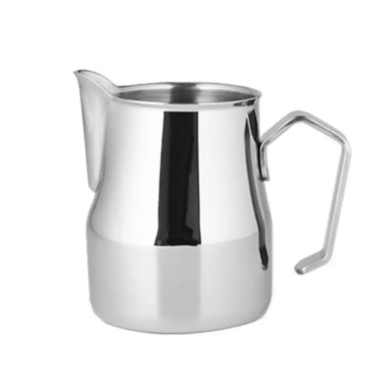 550ml Пенообразователь из нержавеющей стали, молочный кувшин, кофе, латте, пенообразователь, чашка, кухонные аксессуары D5BD - Цвет: 550ml