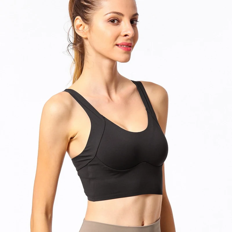 

Amesin Female Sports Bra Yoga Top Gym Crop Top For Women Running Brassiere Sport Femme GYB08