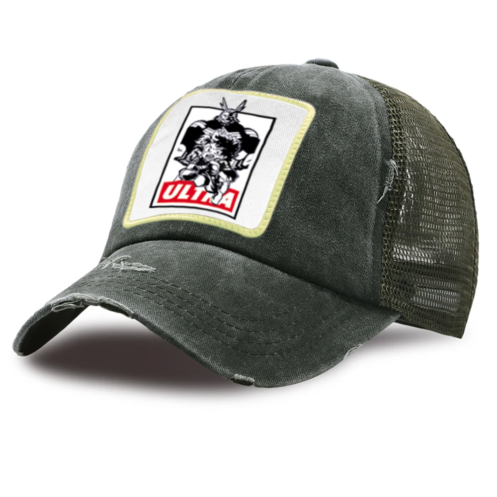 

My Hero Academia Mesh Trucker Caps Summer Casual Baseball Cap Unisex Outdoor Snapback Hat Sport Streetwear Japan Anime Golf Hat