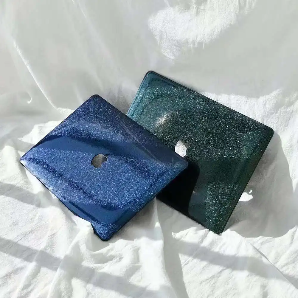 

Glitter Plastic Hard Shell Laptop Case For Macbook New Air 13 Pro 13 Case