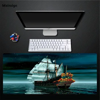 

XGZ Blue Ocean Sailing LCD Desktop Printer Rectangular Mouse Pad Player Exclusive Non-Slip Durable Keyboard for Csgo Dota