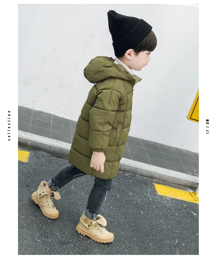 Kids Hooded Coat children's Winter jackets Warm cotton-padded jacket For Girls boys clothes enfant Outerwear Thicken Overcoat