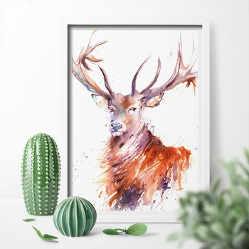

Animal Art Prints Highland Stag Canvas Painting Wall Art Posters And Prints Wall Art Canvas Painting Animal Picture Home Decor