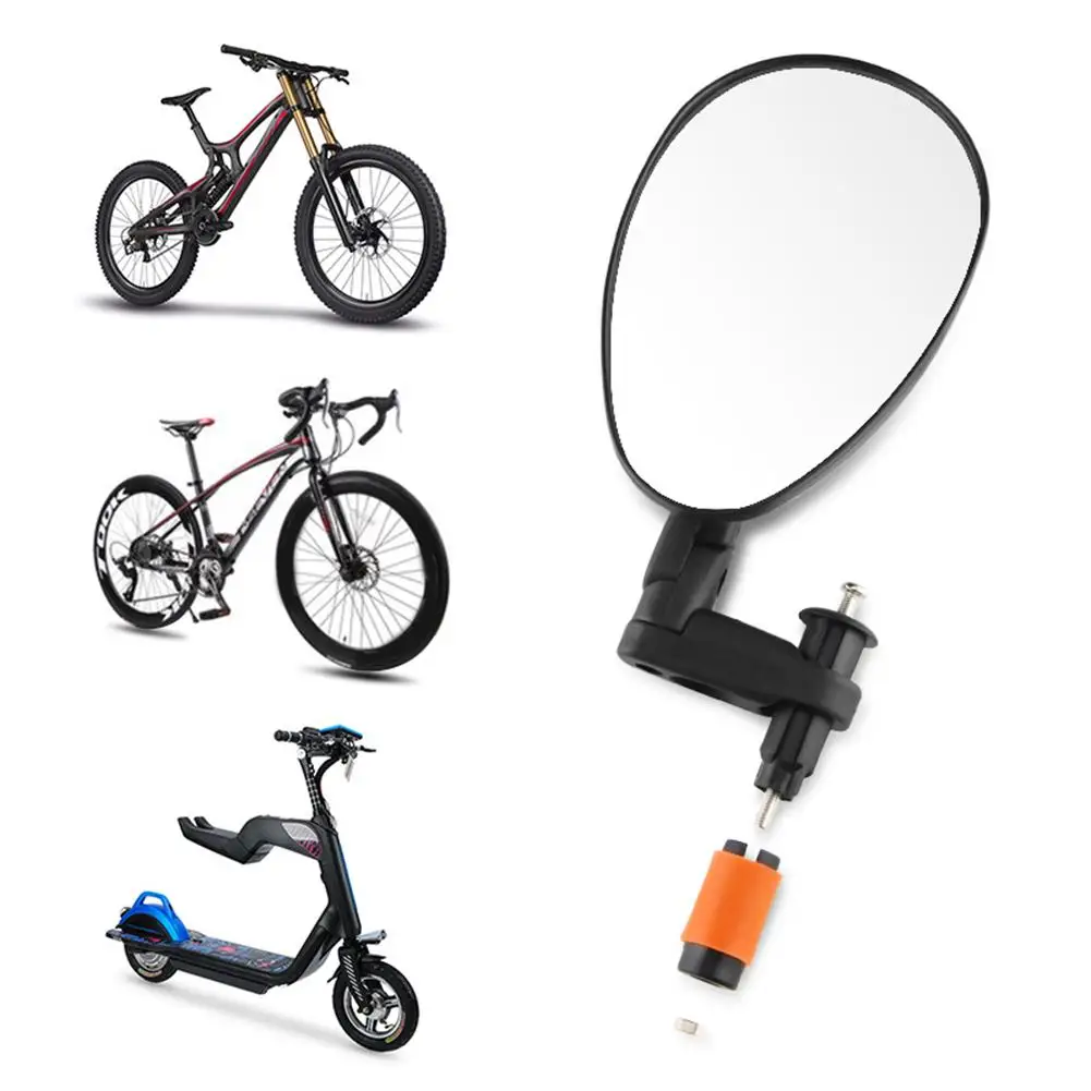 

Bike Rearview Mirror Safety Bicycle Handlebar End Mirrors Adjustable Cycling Rearview Left Right Mirror With Night Light
