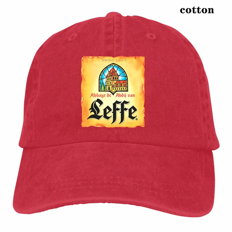 Бейсбольная кепка с логотипом Bier Leffe Belgien для мужчин и женщин, модная Регулируемая Кепка - Цвет: 3-Red
