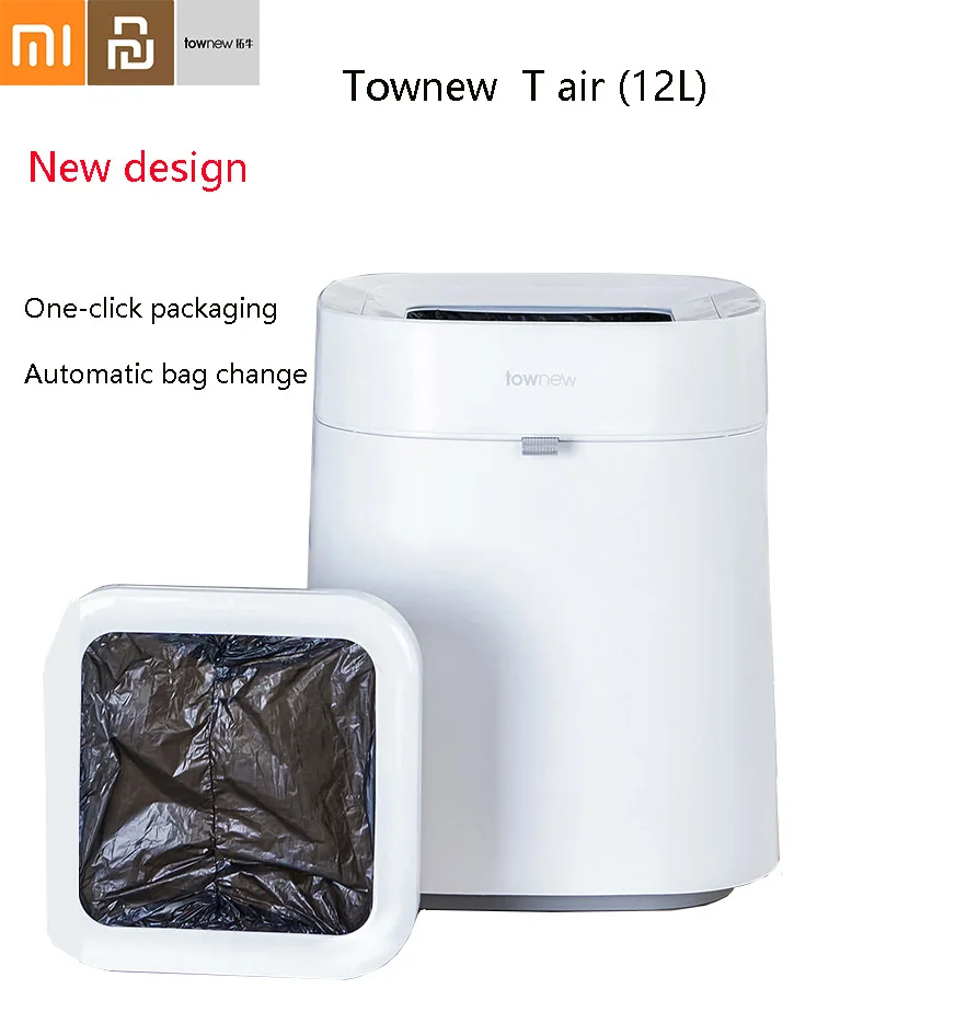 Travel Bathroom Trash Can Stainless Steel Desk Nordic Garbage Bags Townew  Trash Can Trash Bag Lixeira Automatica Decoration - AliExpress