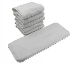 20x49cm Adult Diaper Inserts Incontinence Disable Washable Reusable 4 Layer Microfiber Insert Breathable Cloth Diaper Nappies