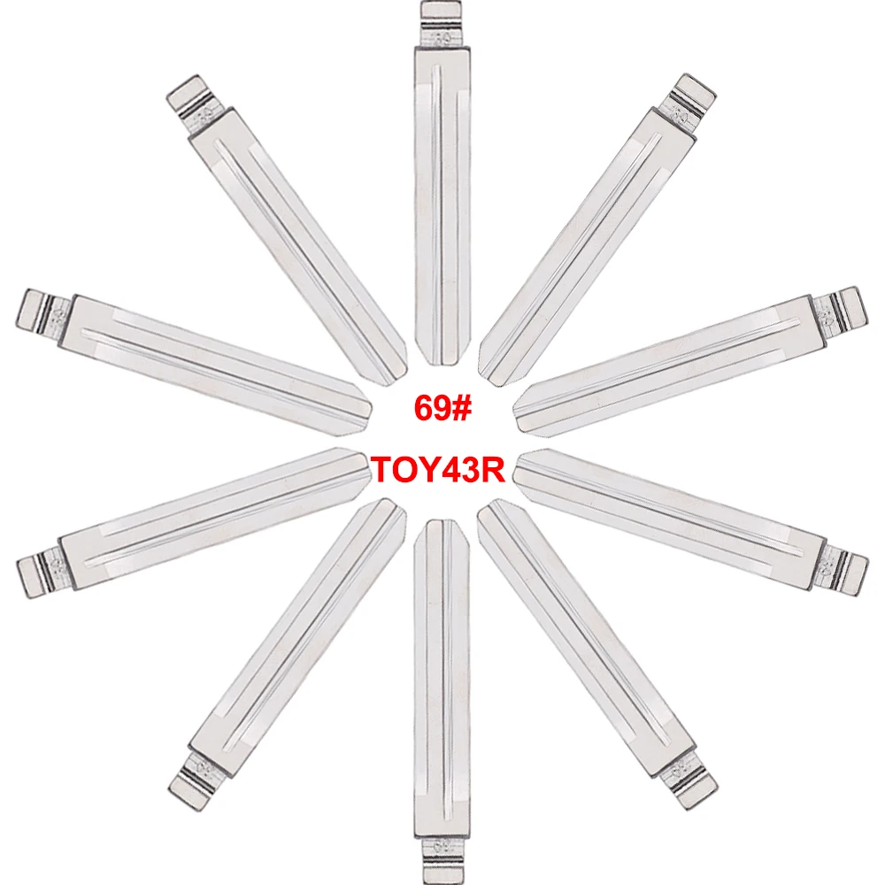 Keyecu 10 шт. 69 # TOY43R TOY43RP KEYDIY Универсальные пульты для Toyota Chevrolet GM Holden Isuzu | Автомобили и