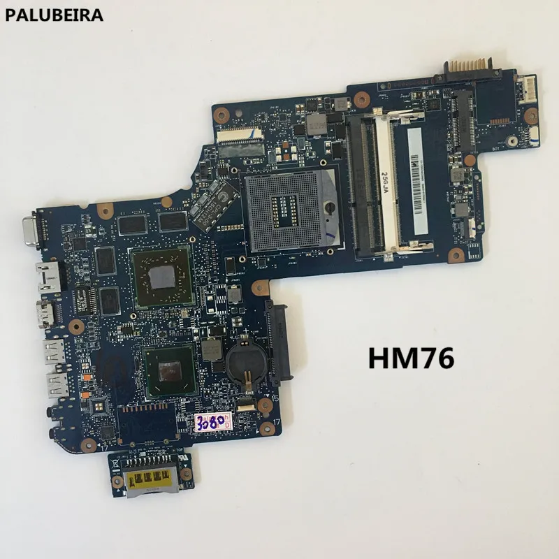 PALUBEIRA материнская плата для ноутбука C870 C875 Toshiba H000046340 PGA989 HM76 Чип Видеокарта DDR3