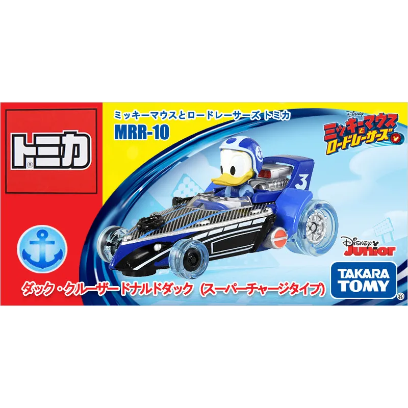 Takara Tomy томика Микки Маус роудстер гонщики MRR-10 Дак крейсер Дональд супер Зарядка