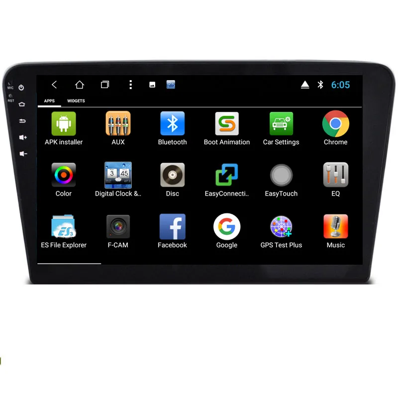 Discount NaviTopia 10.2inch Octa Core 8 core RAM 2G ROM 32G Android 8.1 Car Radio player for VW Santana 2013- With Maps 5