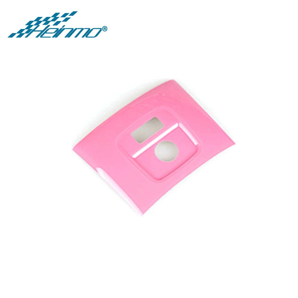 Для MINI Cooper F60 для MINI Countryman F60 USB прикуриватель панель крышка наклейка для MINI F60 для MINI Cooper аксессуары - Название цвета: Pink