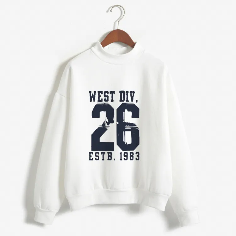 WHITE-DY416 Женские толстовки в студенческом для модных девочек № 98 куртки с капюшоном и принтом с буффами на рукавах и белого цвета; милые розовые Топы на осень свитшоты fresh серая толстовка с капюшоном - Цвет: WHITE-DY416