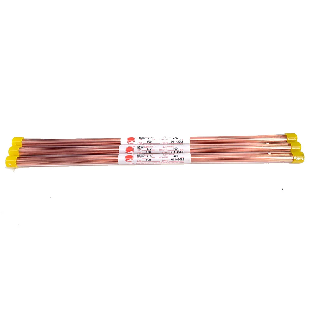 Ziyang Copper Electrode Tube Single Hole 1.0*400mm ID 0.3mm for EDM Drilling Machine