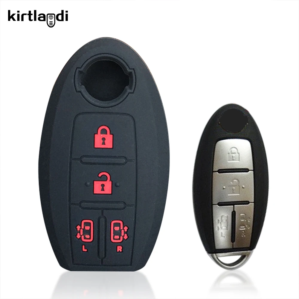 Car Key Case Cover kirtlandi Key Holder Keychain Accessories For Nissan Serena siren 2015 Evalia NV200 C23 MPV 4 button key case key case cover car key shell