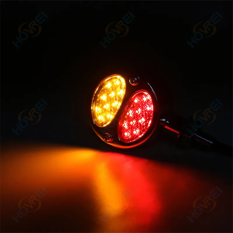 Универсальный алюминиевый светодиодный указатель поворота в стиле ретро для