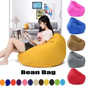 

Waterproof Stuffed Animal Storage Bean Bag Oxford Chair Cover Zipper Beanbag Toy 60X65CM