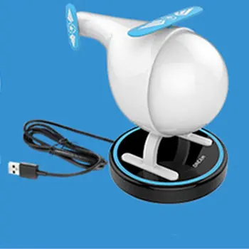 

Creative Colorful LED Helicopter Night Light Lamp USB Charging Touch Sensor Automatic Timer Nightlights For Children Room