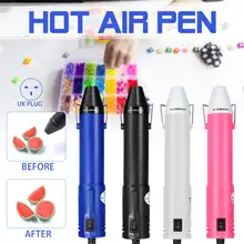 Электрическая нагревательная воздушная ручка 230 В, британская вилка, тепловой инструмент, сделай сам, установка, мягкая полимерная глина, фиксация, 5S, мгновенный нагрев, проводные тепловые пушки
