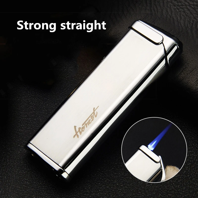

2019 New Torch Turbo Lighter Metal Butane Cigar Lighter Gas Cigarette 1300 C Windproof Lighter Smoking Accessories Smok