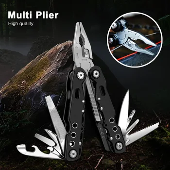 

Fine Blanking Stainless Steel Cutting Pliers Multitool Knife Wire Cutter Camping Survival Hunting Tactical Knife Multifunctional