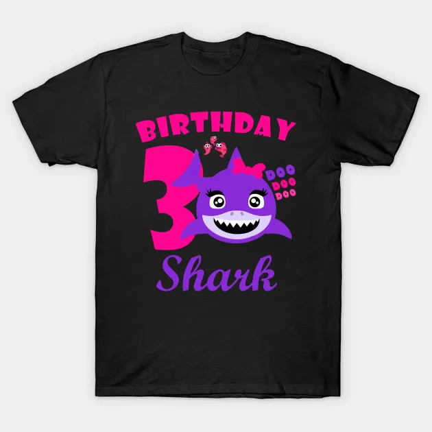 baby shark 3rd birthday outfit girl