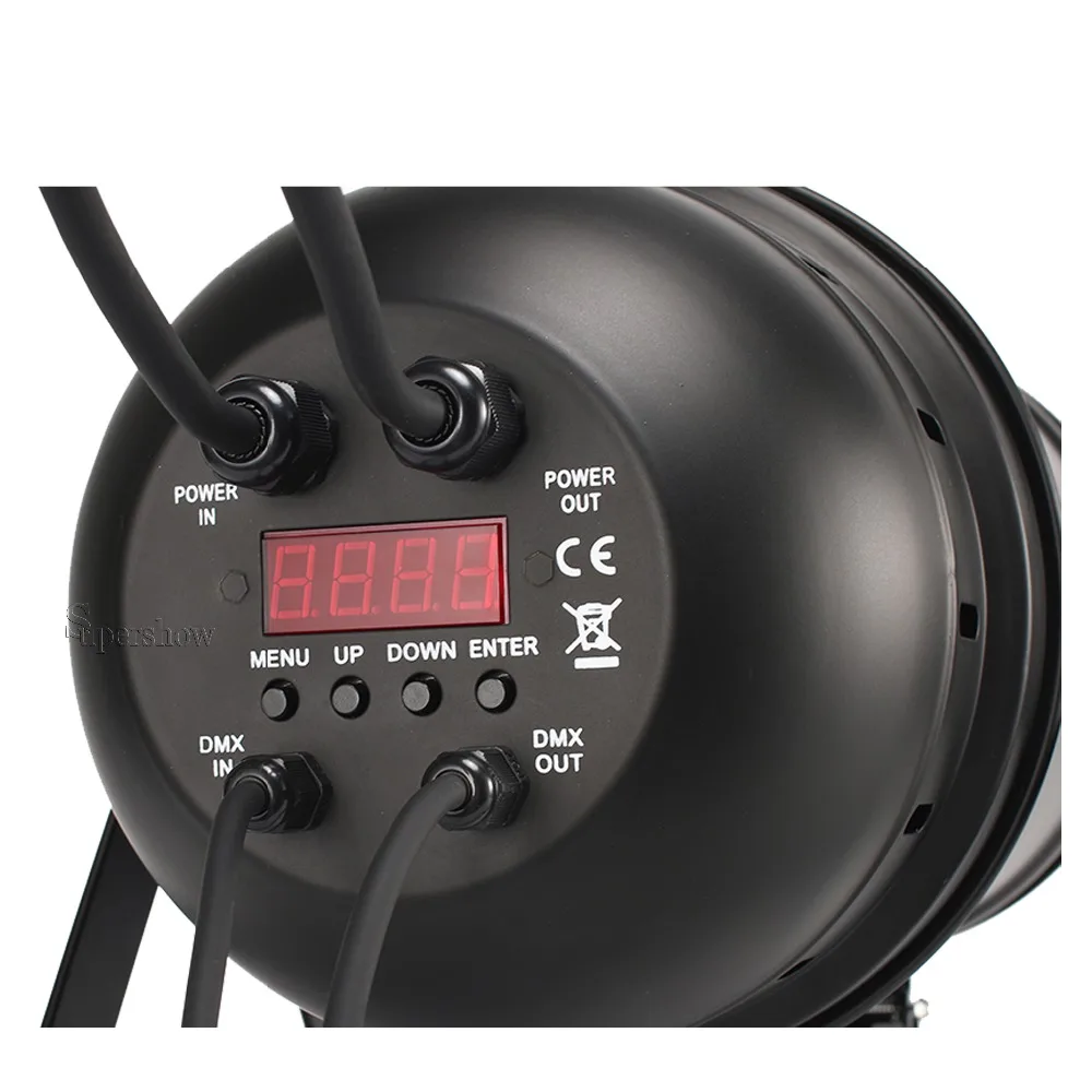 Par Can 200 Вт COB Zoom PAR 64 светодиодный светильник Zoom DMX театральный черный светильник